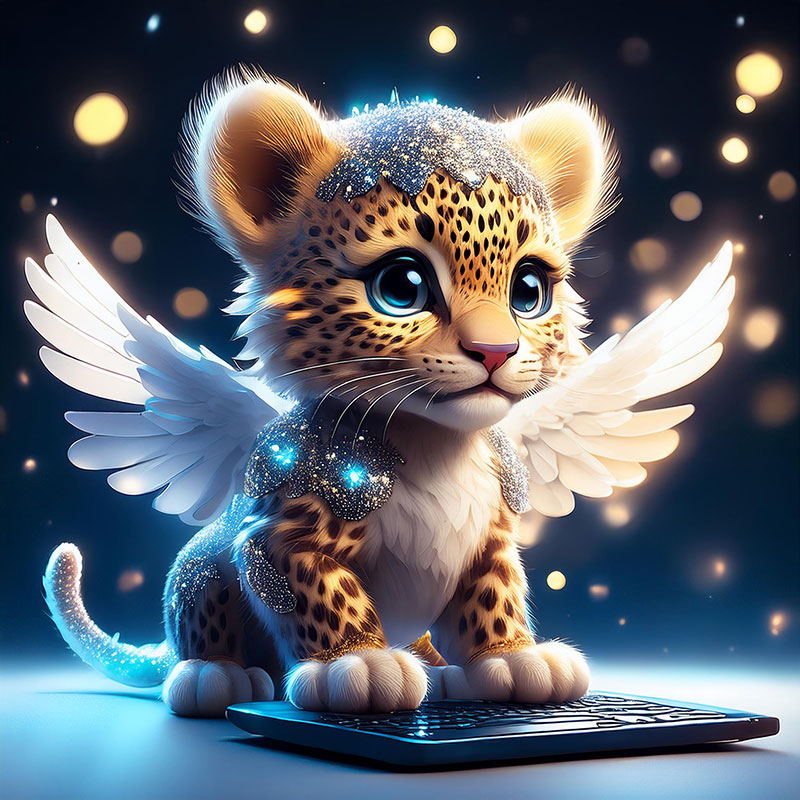 Le léopard ailé